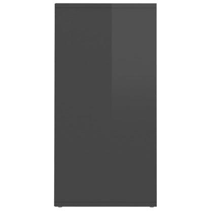 Berkfield Shoe Cabinets 2 pcs High Gloss Grey 31.5x35x70 cm Engineered Wood