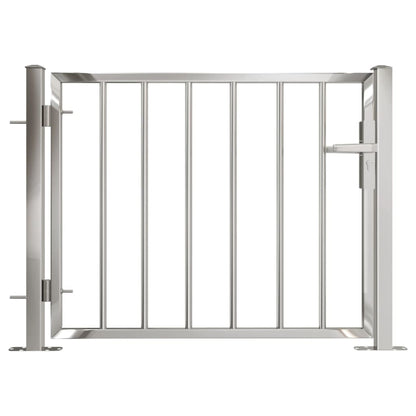 Berkfield Garden Gate 100x75 cm Stainless Steel