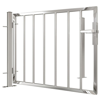 Berkfield Garden Gate 100x75 cm Stainless Steel