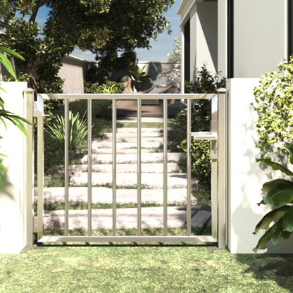 Berkfield Garden Gate 100x75 cm Stainless Steel