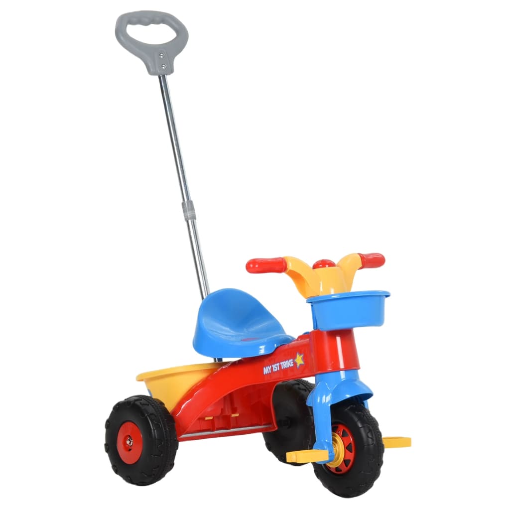 Berkfield Tricycle for Kids with Parent Handle Multicolour