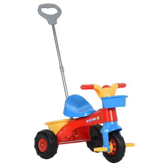 Berkfield Tricycle for Kids with Parent Handle Multicolour