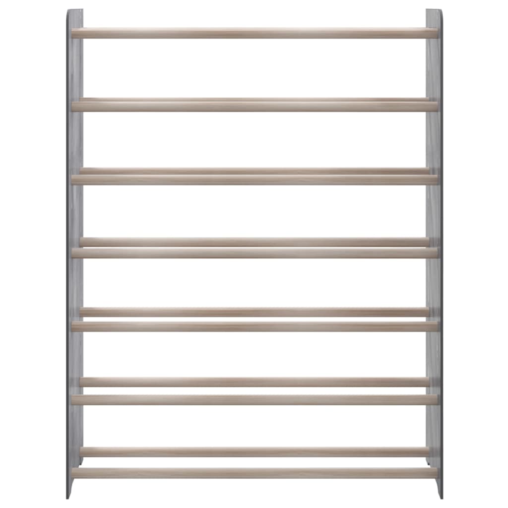 Berkfield Shoe Rack Grey 90x24x117 cm Engineered Wood