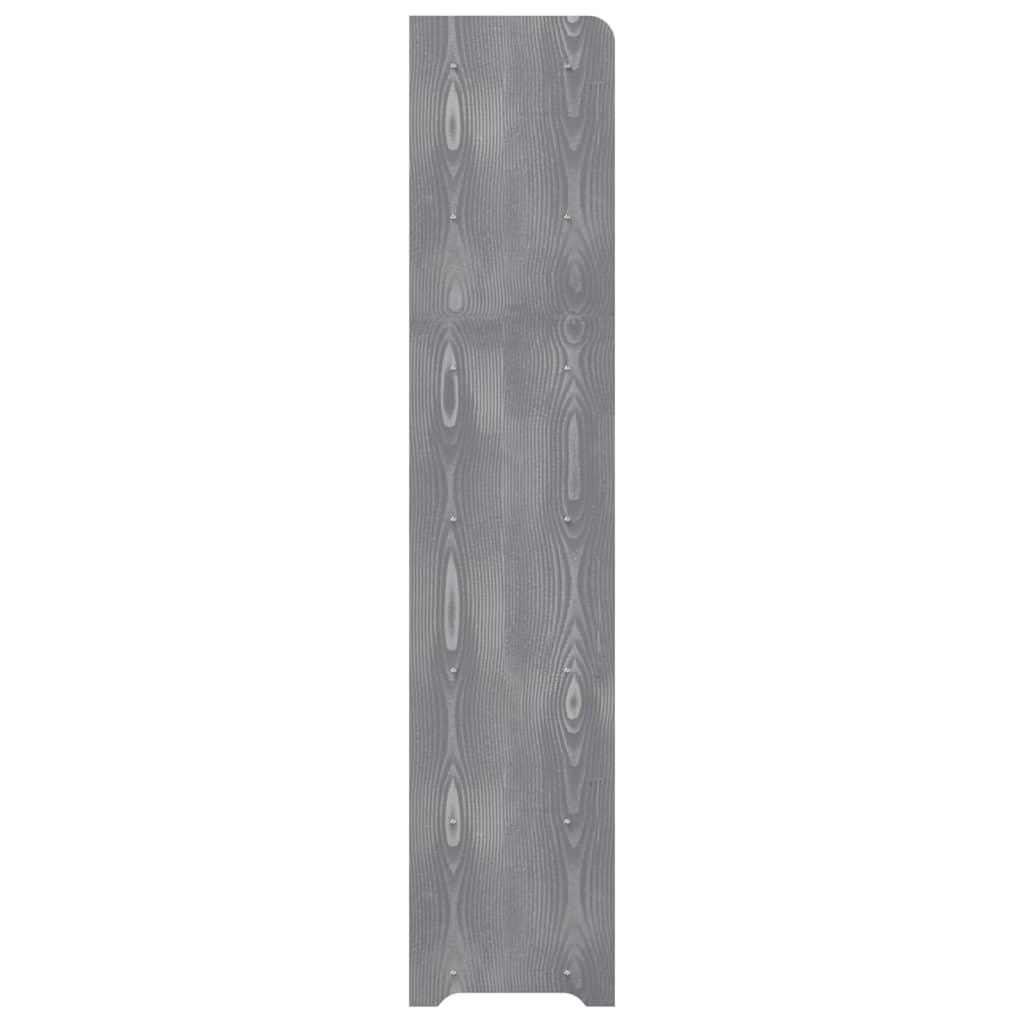 Berkfield Shoe Rack Grey 90x24x117 cm Engineered Wood