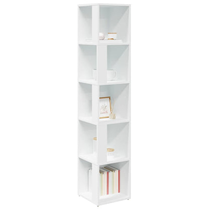 Berkfield Corner Cabinet White 33x33x164.5 cm Engineered Wood