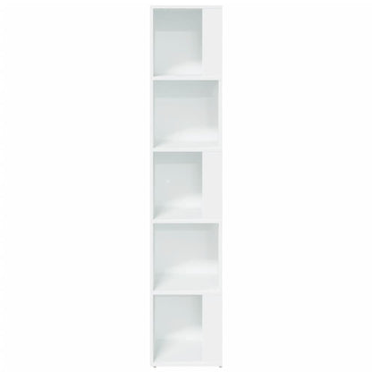 Berkfield Corner Cabinet White 33x33x164.5 cm Engineered Wood