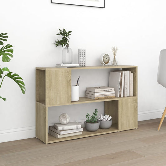 Berkfield Book Cabinet Sonoma Oak 100x24x63 cm Engineered Wood