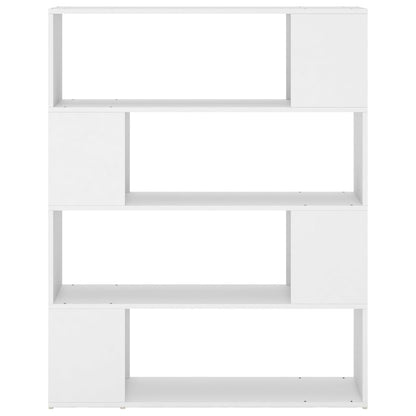 Berkfield Book Cabinet Room Divider White 100x24x124 cm