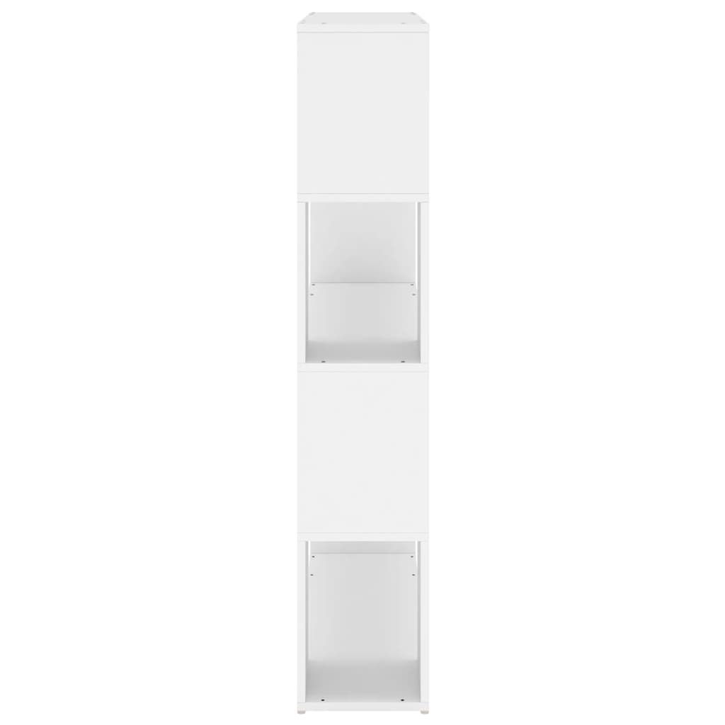 Berkfield Book Cabinet Room Divider White 100x24x124 cm