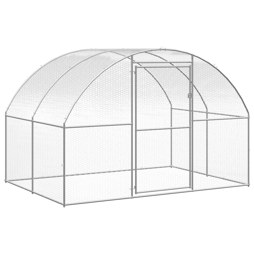 Berkfield Outdoor Chicken Coop 3x2x2 m Galvanised Steel