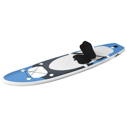 Berkfield Inflatable Stand Up Paddle Board Set Sea Blue 330x76x10 cm