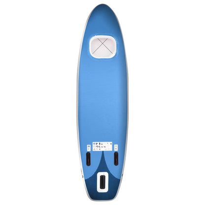 Berkfield Inflatable Stand Up Paddle Board Set Sea Blue 330x76x10 cm