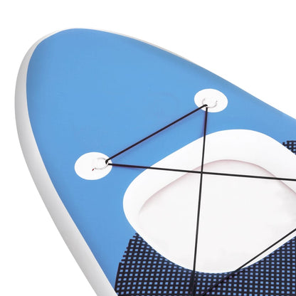 Berkfield Inflatable Stand Up Paddle Board Set Sea Blue 330x76x10 cm