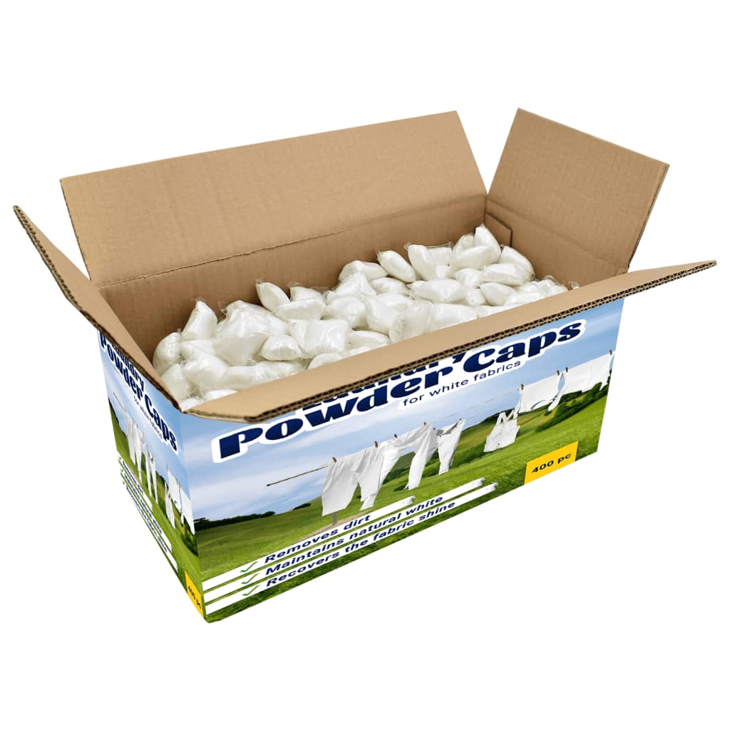 Berkfield All-in-1 Laundry Capsules 400 pcs for White Textile