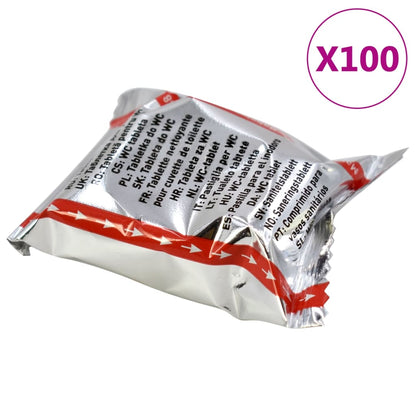 Berkfield Toilet Cleaning Tablets 100 pcs Urinal Cleaners