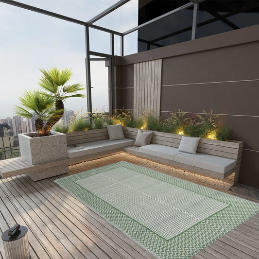 Berkfield Outdoor Rug Green 120x180 cm PP