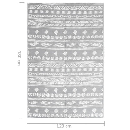 Berkfield Outdoor Rug Grey 120x180 cm PP