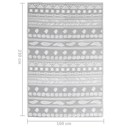 Berkfield Outdoor Rug Grey 160x230 cm PP