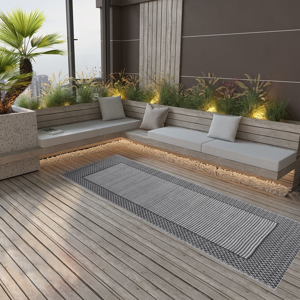 Berkfield Outdoor Rug Black 80x150 cm PP