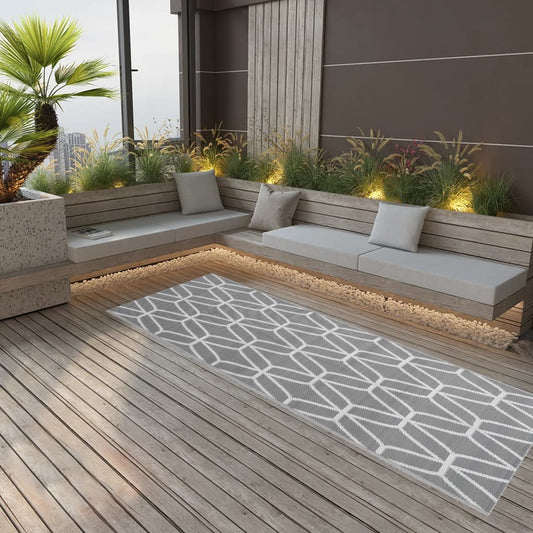 Berkfield Outdoor Rug Grey 80x250 cm PP