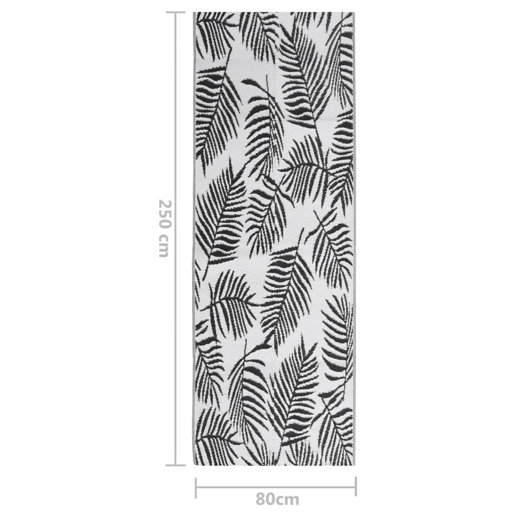 Berkfield Outdoor Rug Black 80x250 cm PP
