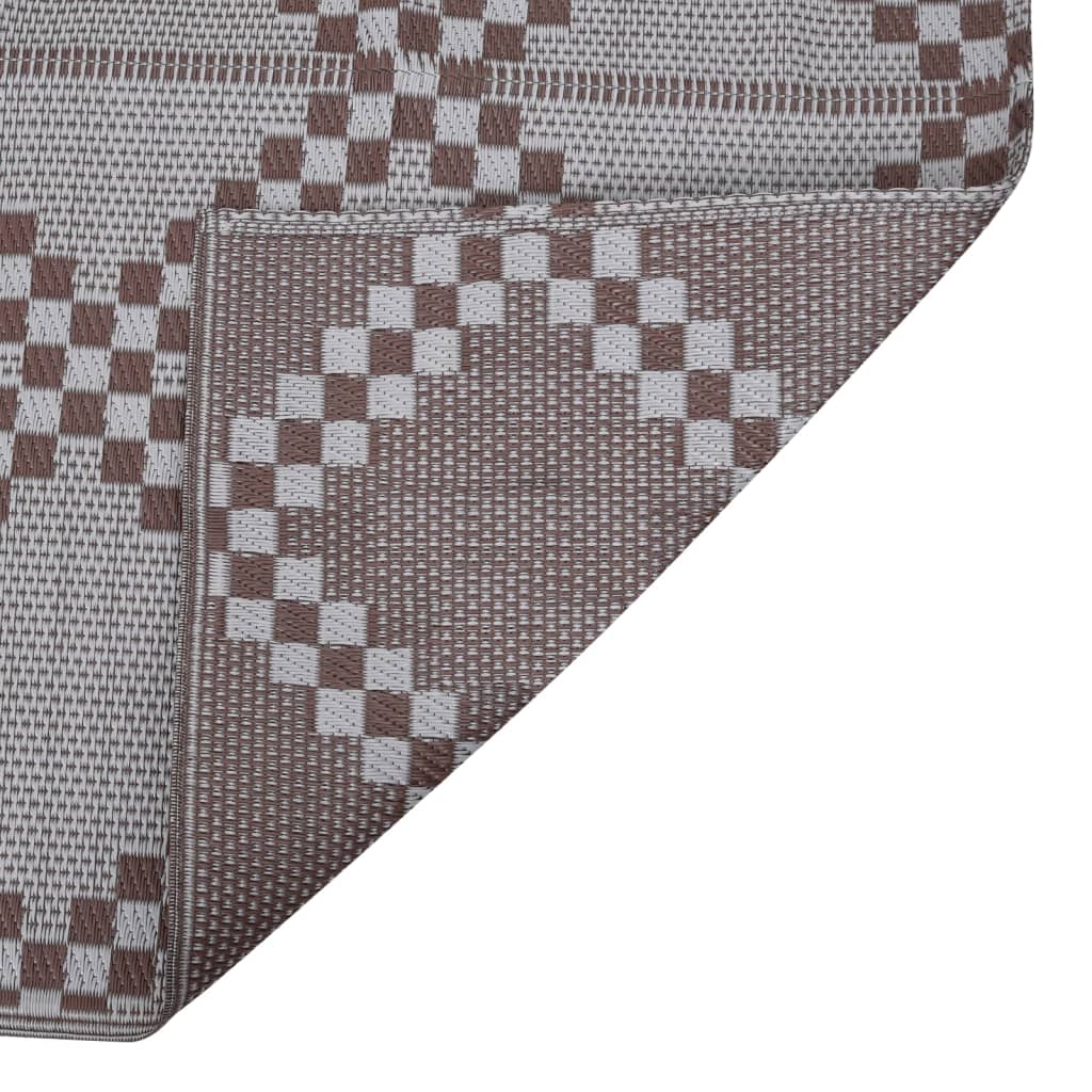 Berkfield Outdoor Rug Brown 140x200 cm PP