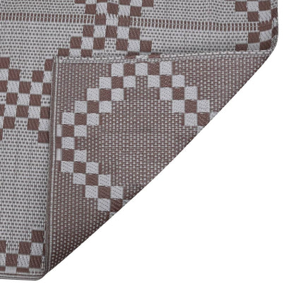 Berkfield Outdoor Rug Brown 140x200 cm PP