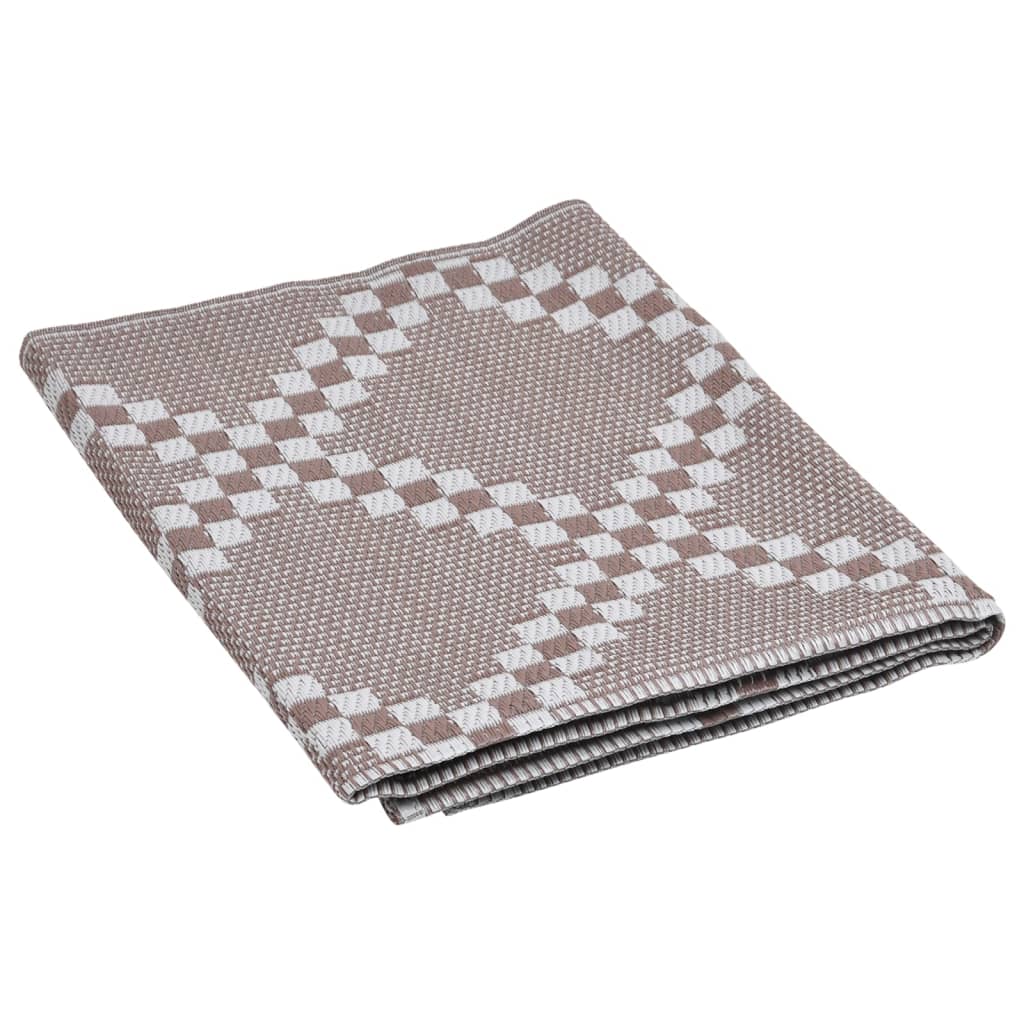 Berkfield Outdoor Rug Brown 140x200 cm PP
