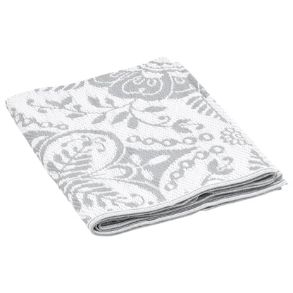 Berkfield Outdoor Rug Light grey 140x200 cm PP