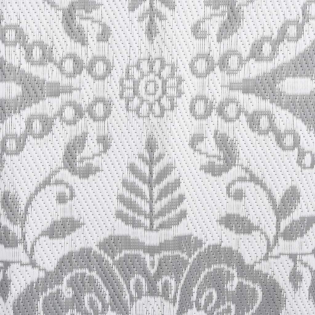 Berkfield Outdoor Rug Light grey 140x200 cm PP
