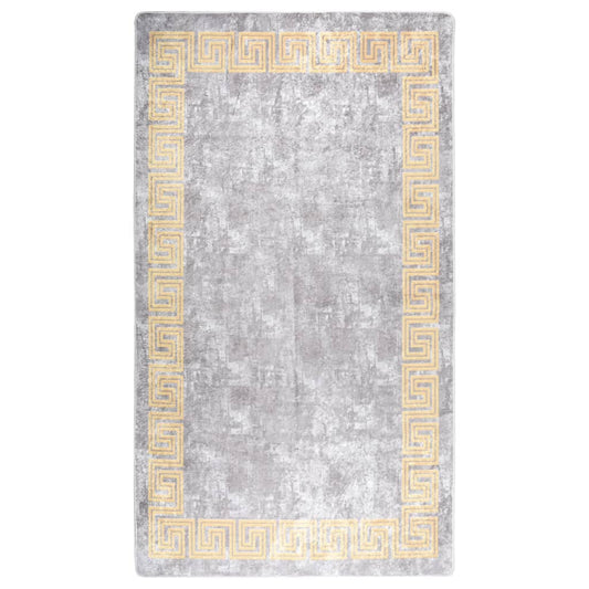 Berkfield Rug Washable 190x300 cm Grey Anti Slip
