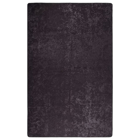 Berkfield Rug Washable 80x150 cm Anthracite Anti Slip