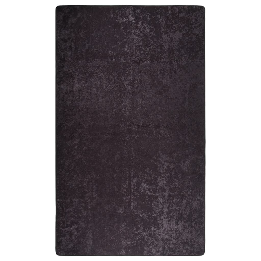 Berkfield Rug Washable 120x180 cm Anthracite Anti Slip