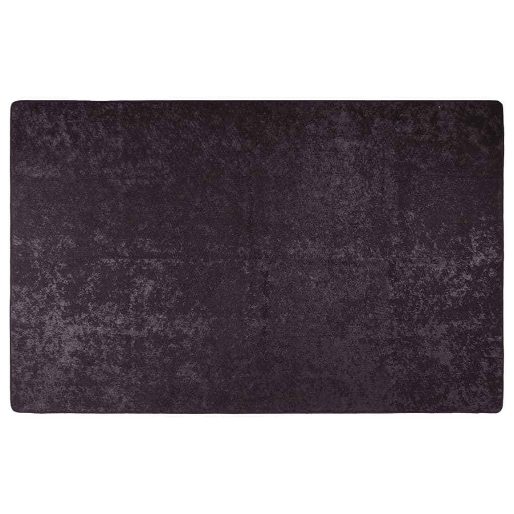 Berkfield Rug Washable 160x230 cm Anthracite Anti Slip