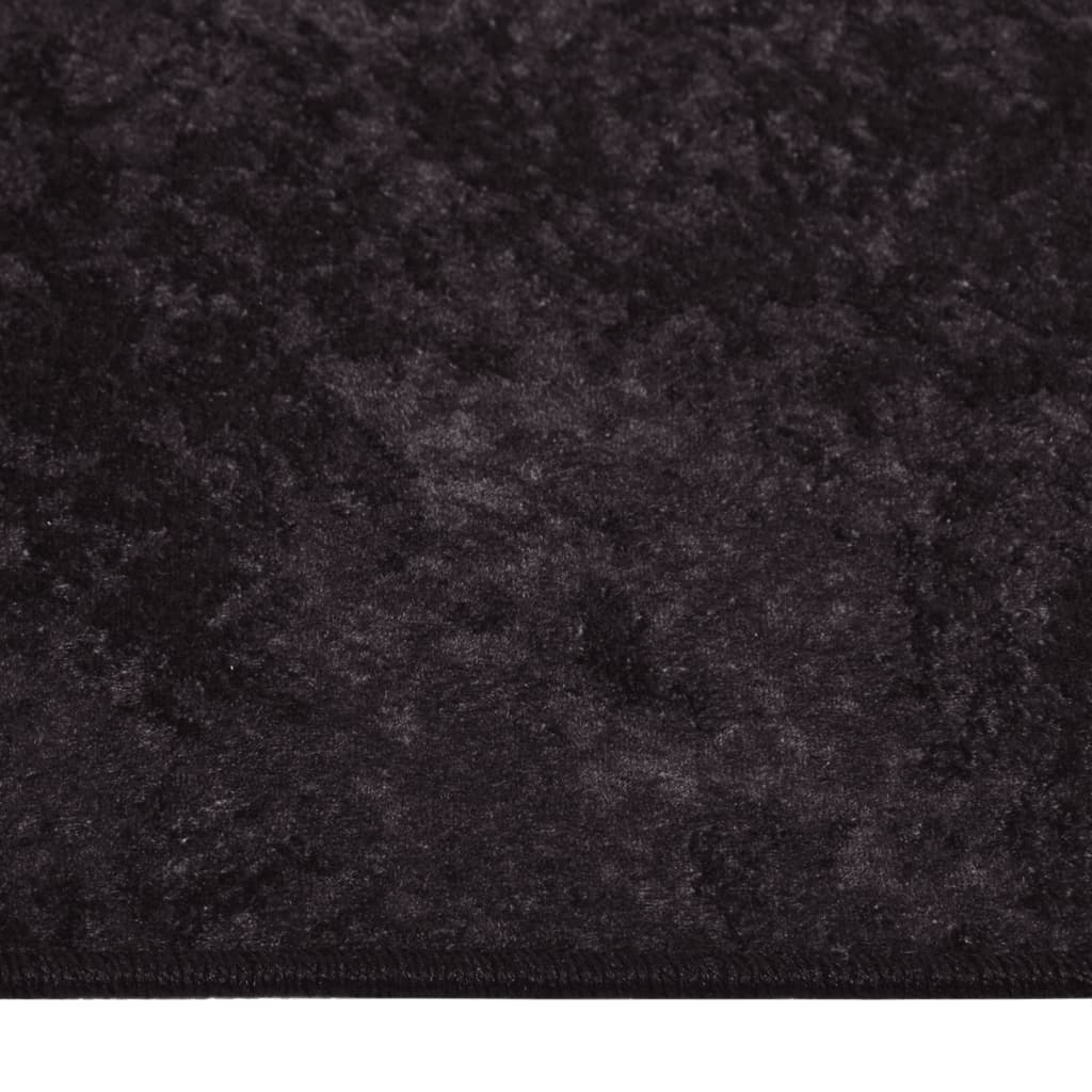 Berkfield Rug Washable 160x230 cm Anthracite Anti Slip