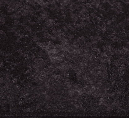 Berkfield Rug Washable 160x230 cm Anthracite Anti Slip