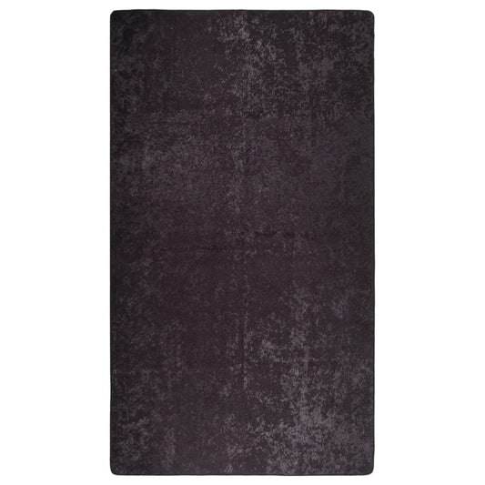 Berkfield Rug Washable 190x300 cm Anthracite Anti Slip