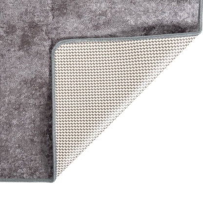 Berkfield Rug Washable 120x180 cm Grey Anti Slip