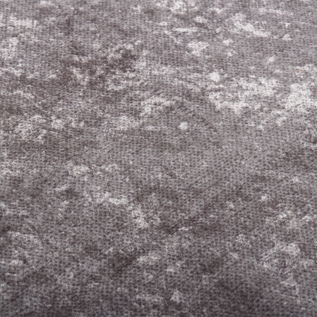 Berkfield Rug Washable 120x180 cm Grey Anti Slip