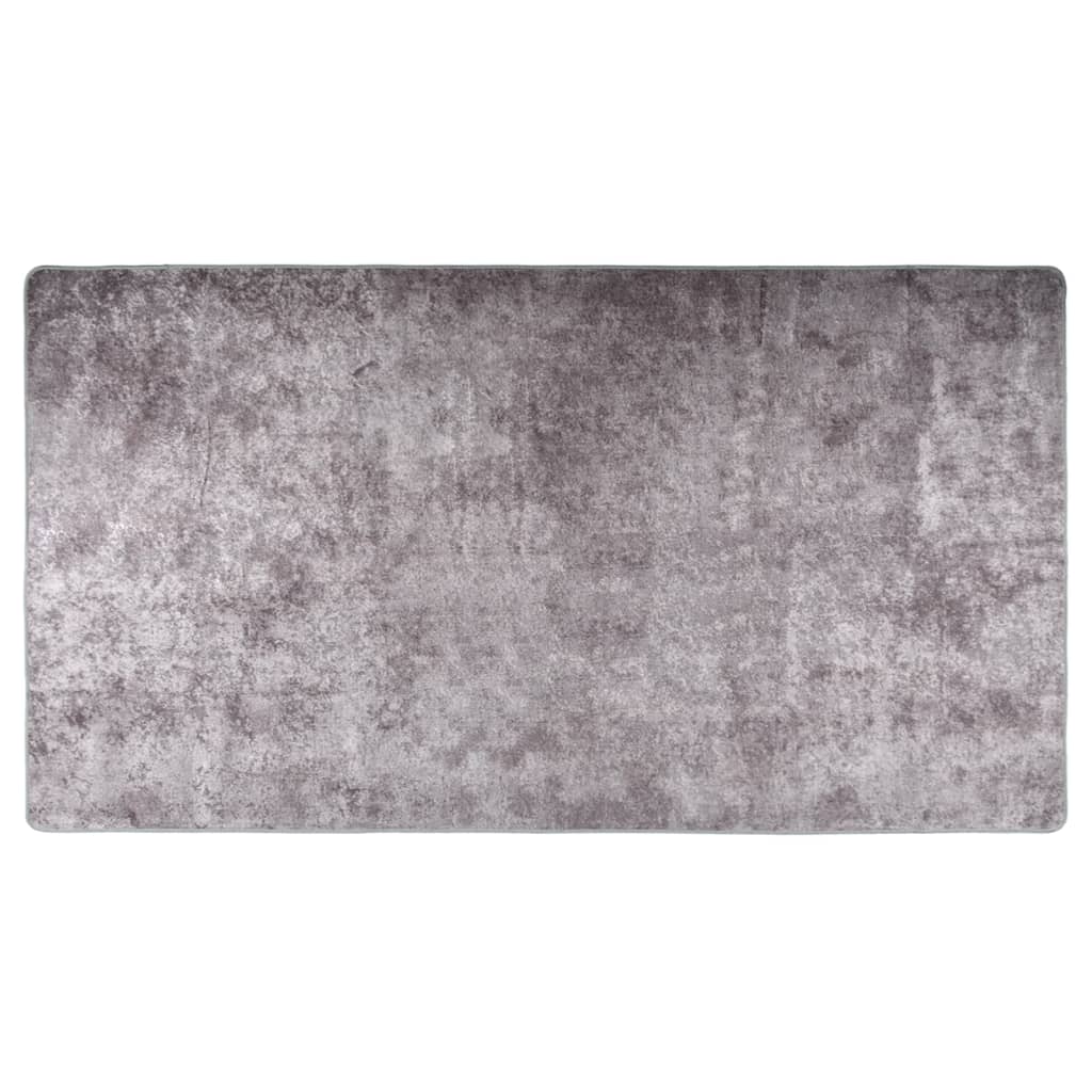 Berkfield Rug Washable 190x300 cm Grey Anti Slip