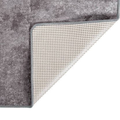 Berkfield Rug Washable 190x300 cm Grey Anti Slip
