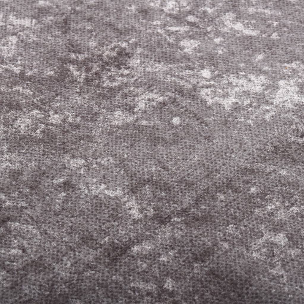 Berkfield Rug Washable 190x300 cm Grey Anti Slip