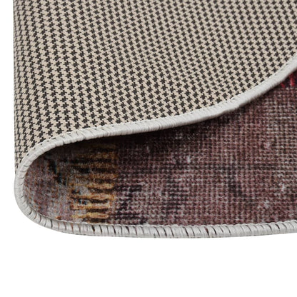 Berkfield Rug Washable Patchwork �_�_�__120 cm Multicolour Anti Slip