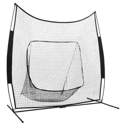 Berkfield Multisport Practice Net Baseball Softball 241x106.5x216 cm Metal