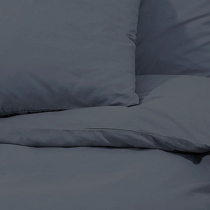 Berkfield Duvet Cover Set Anthracite 240x220 cm Light-weight Microfiber