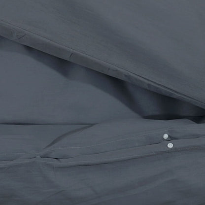 Berkfield Duvet Cover Set Anthracite 240x220 cm Light-weight Microfiber