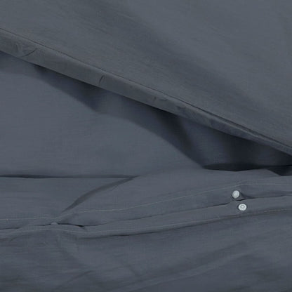 Berkfield Duvet Cover Set Anthracite 135x200 cm Light-weight Microfiber