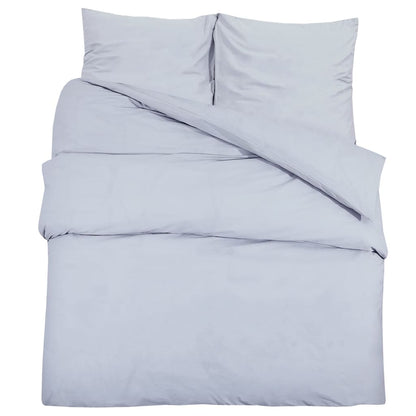 Berkfield Duvet Cover Set Grey 220x240 cm Light-weight Microfiber
