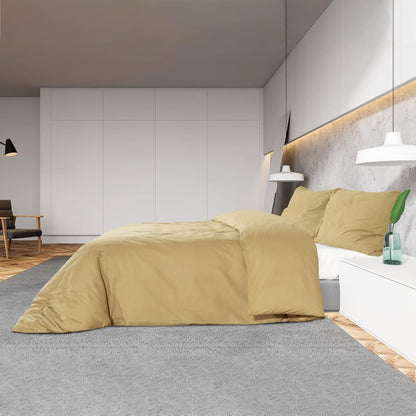 Berkfield Duvet Cover Set Taupe 200x200 cm Light-weight Microfiber