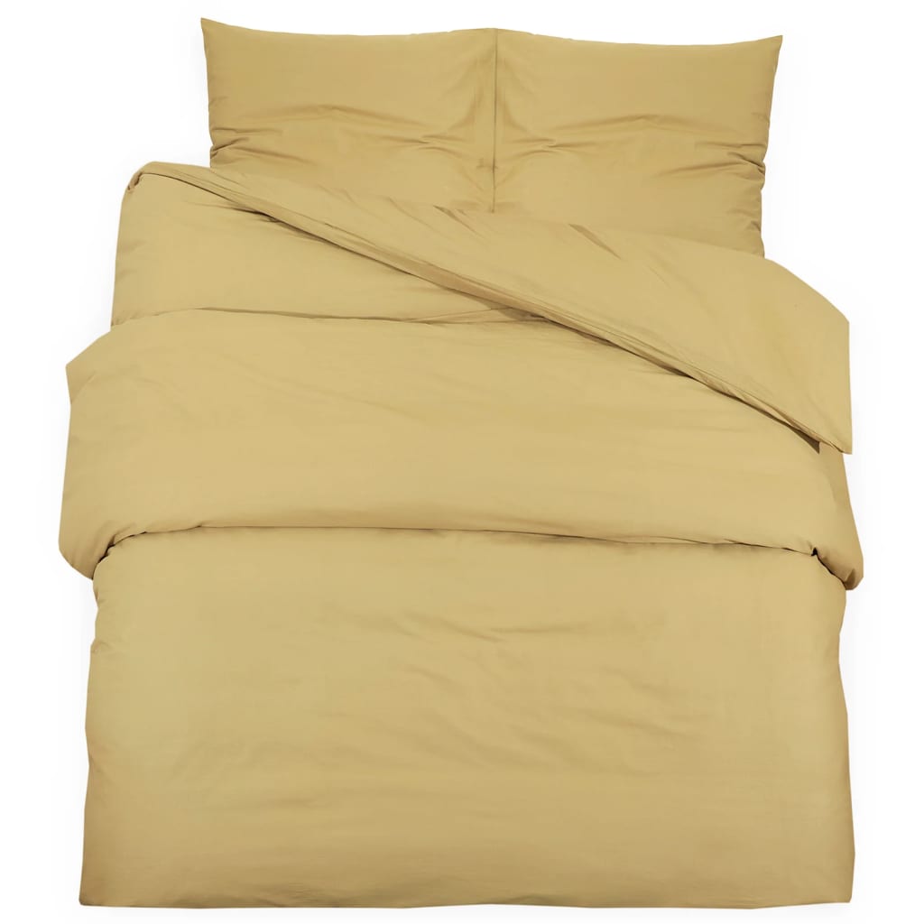 Berkfield Duvet Cover Set Taupe 200x200 cm Light-weight Microfiber